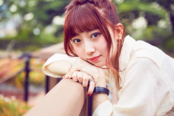 笑顔の女性